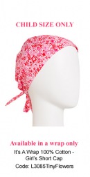 L3085 Tiny Flowers Short Cap